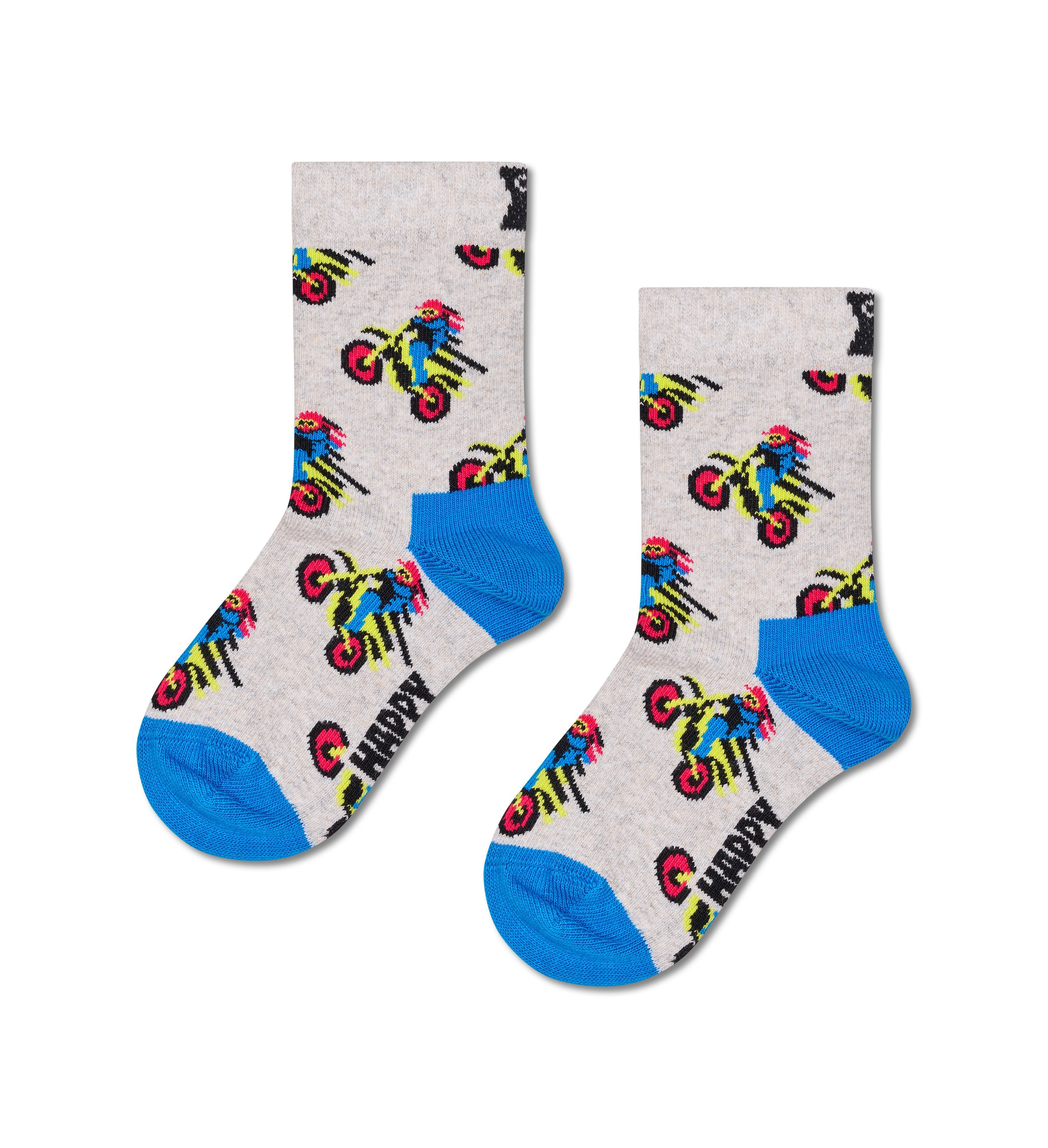 【キッズ】クルー丈 ソックス（モーターバイク）