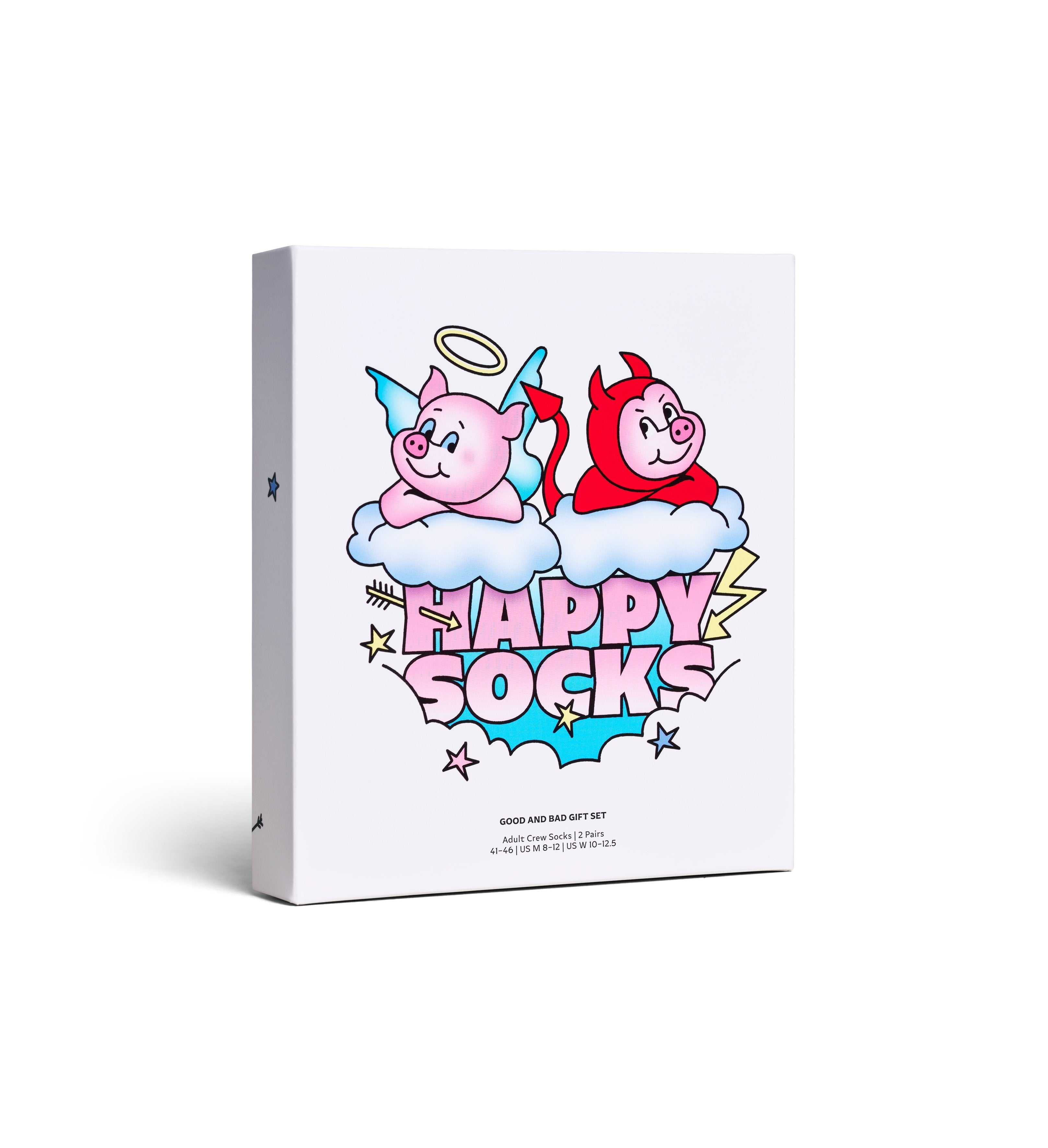 【GIFT BOX】【2足セット】クルー丈 ソックス（グッド バッド ピッグ）