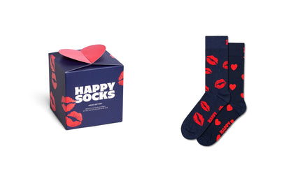 [GIFT BOX] [Set of 2] Crew Socks (Valentine's Day)