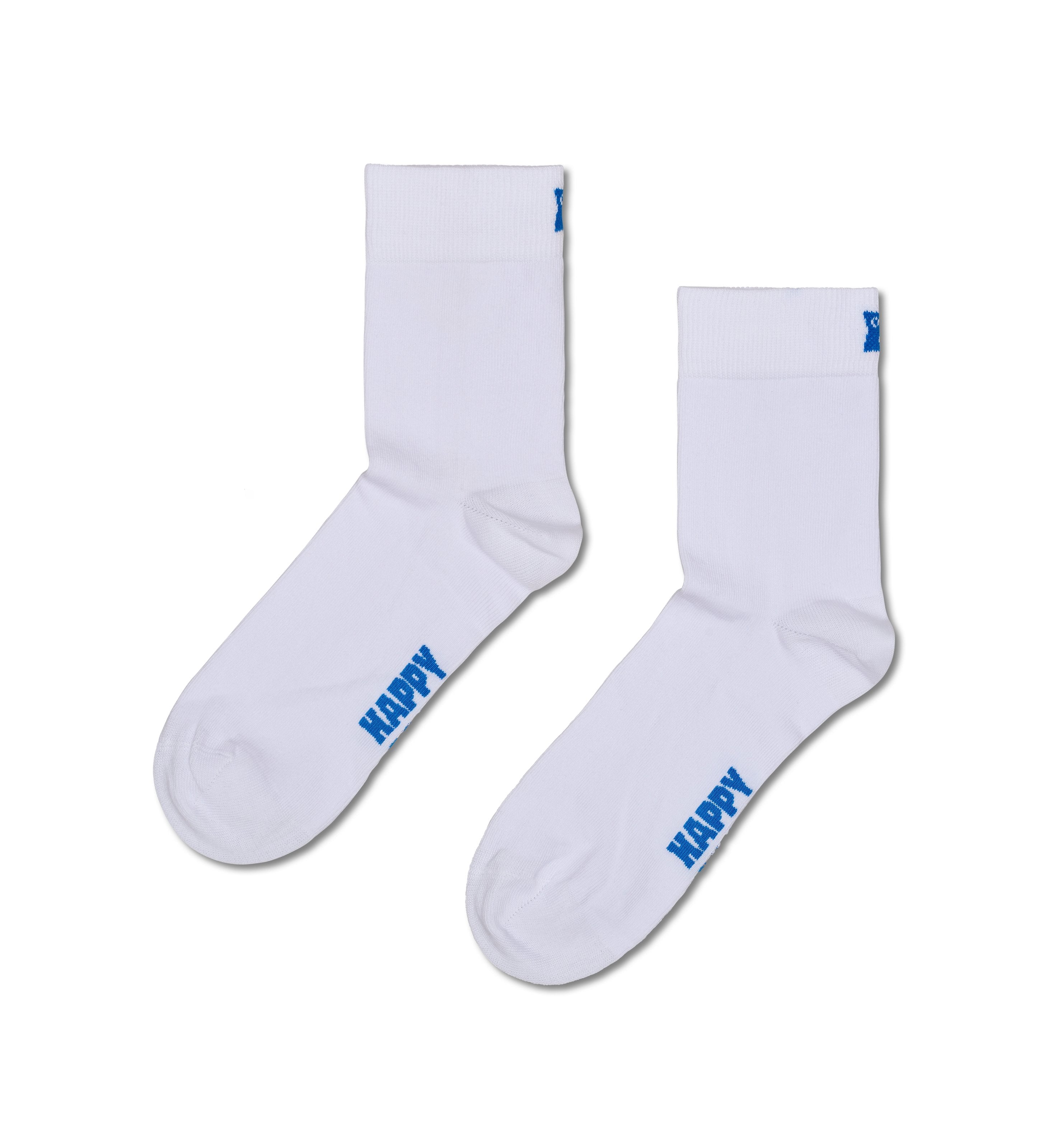[Set of 3] 1/2 Crew Length Socks (Solid)