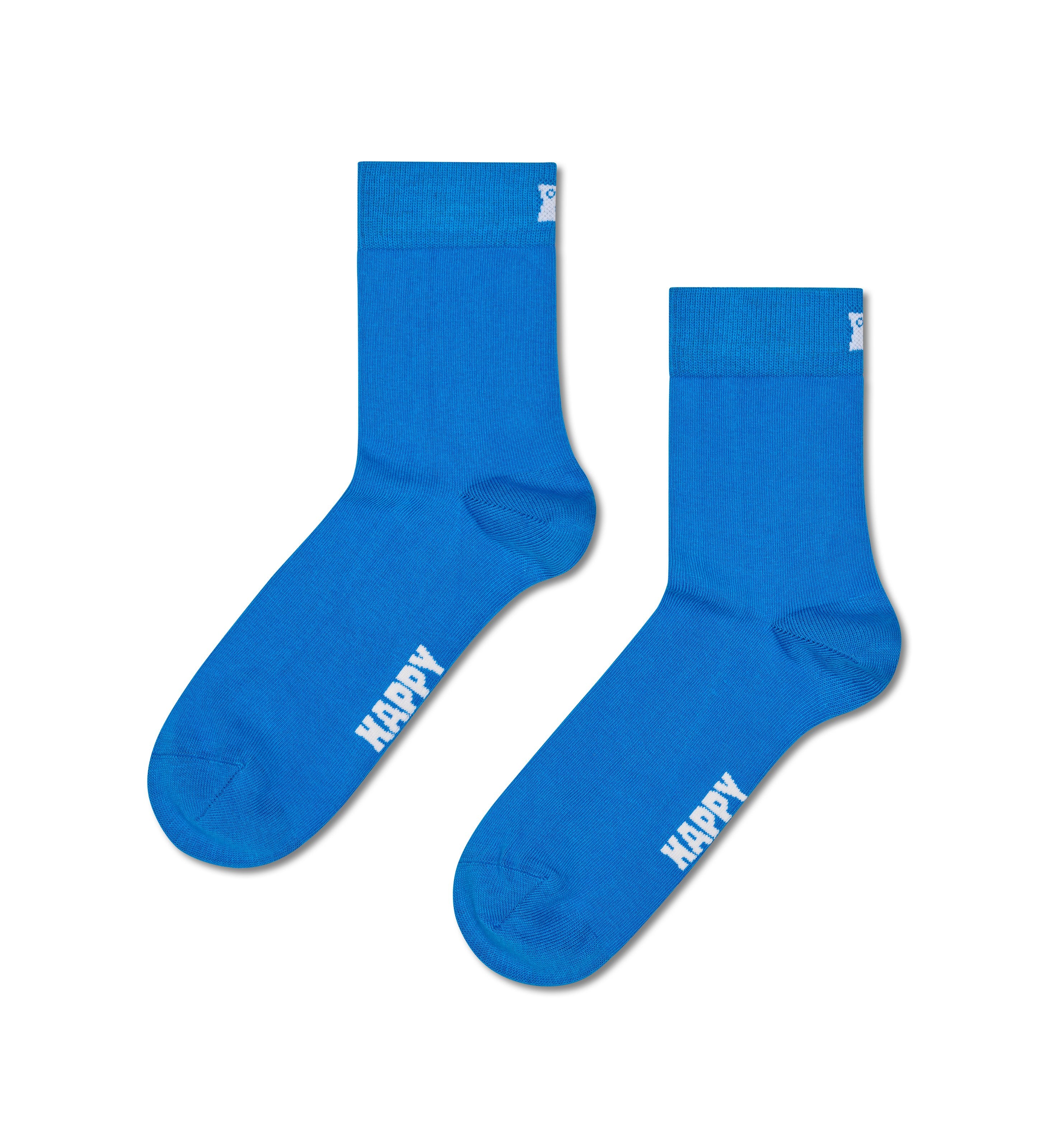 [Set of 5] 1/2 Crew Length Socks (Solid)