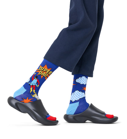 Crew socks (Flying Super Dad)