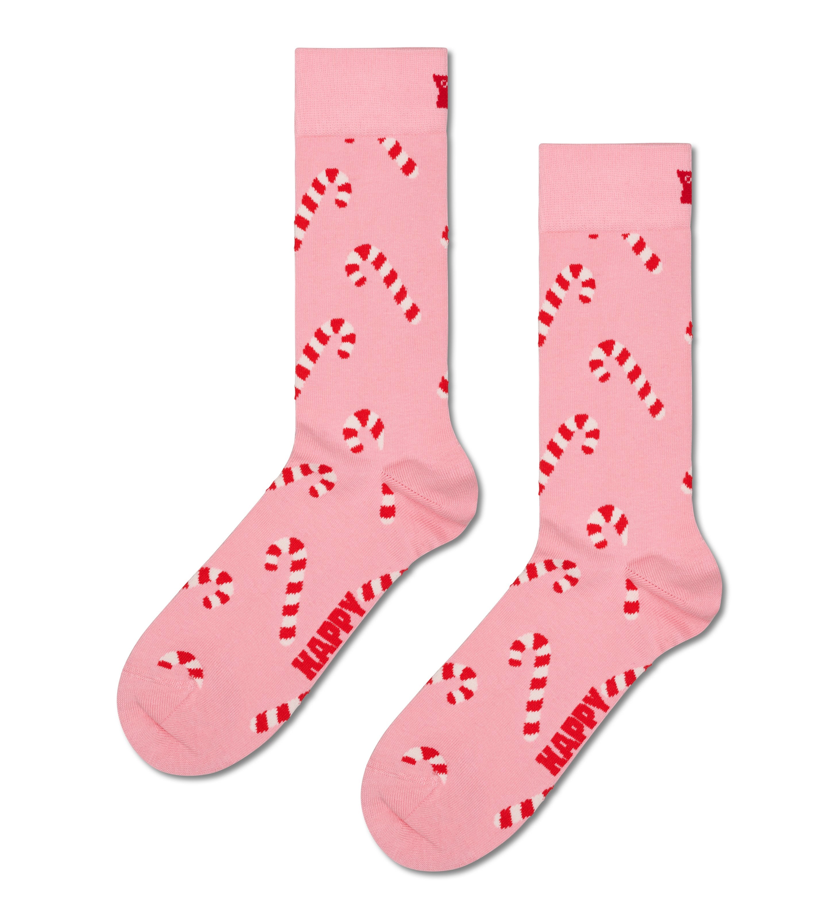 Crew Socks (Candy Cane)