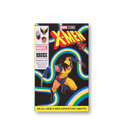 【MARVEL™×Happy Socks】【GIFT BOX】【9足セット】クルー丈 ソックス（マーベル コレクターズ）