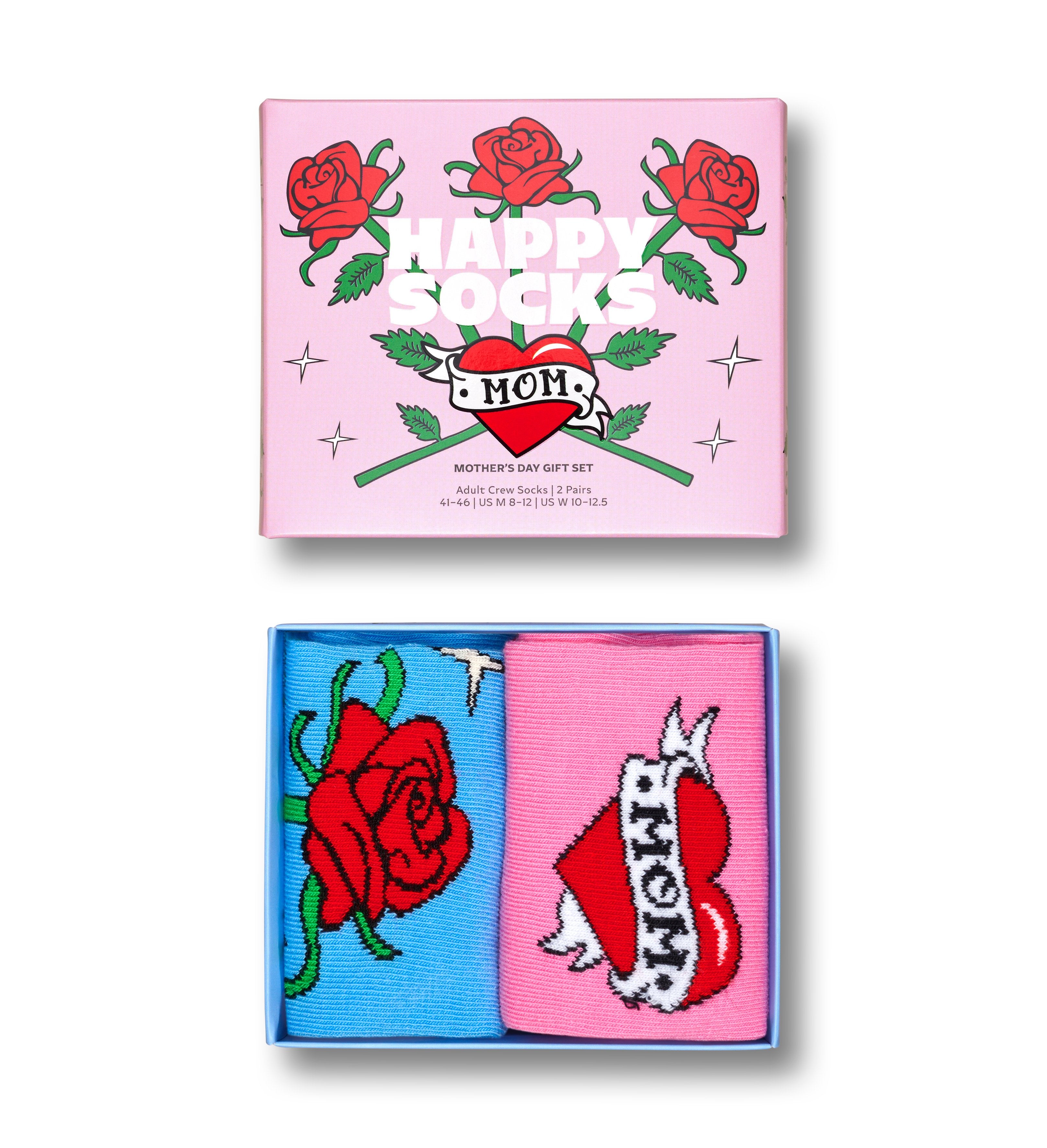 【GIFT BOX】【2足セット】クルー丈 ソックス（マザーズデー）