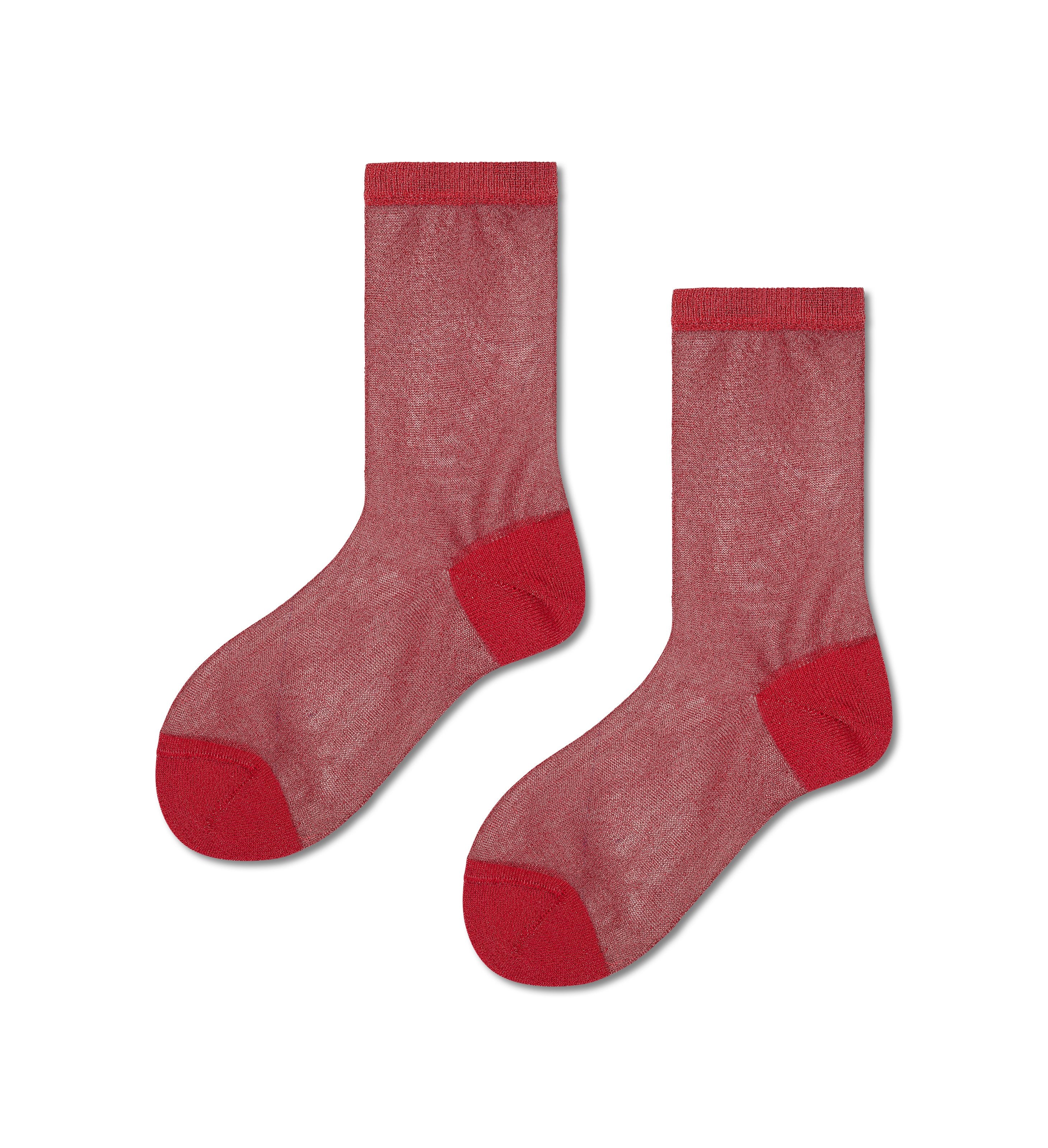 Half crew length socks (sheer)