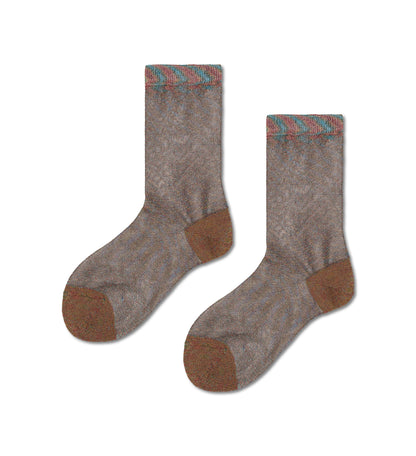 Half crew length socks (sheer)
