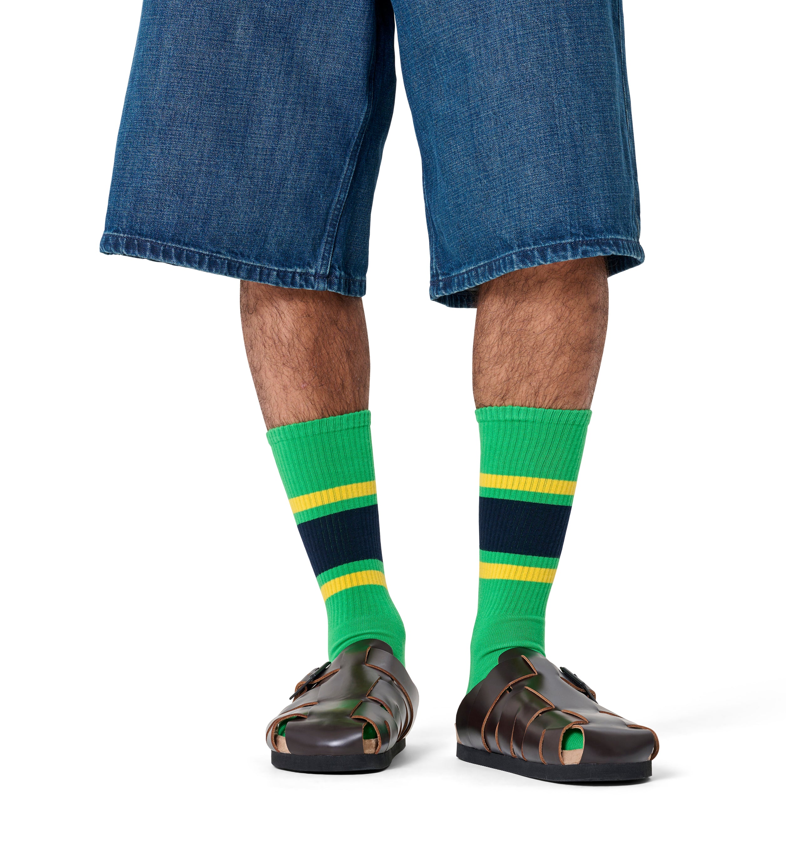 Sports socks (simple stripes)
