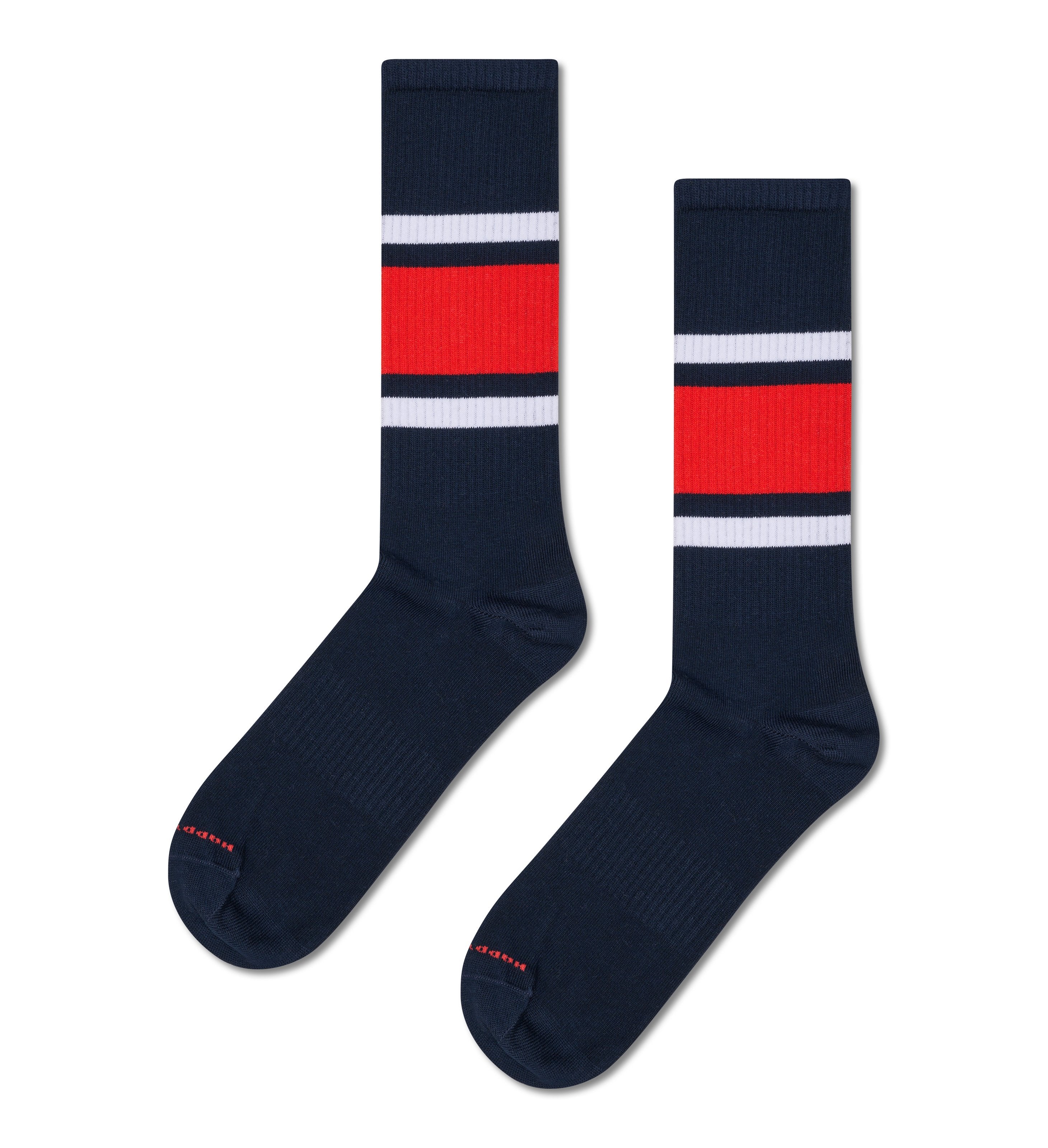 Sports socks (simple stripes)