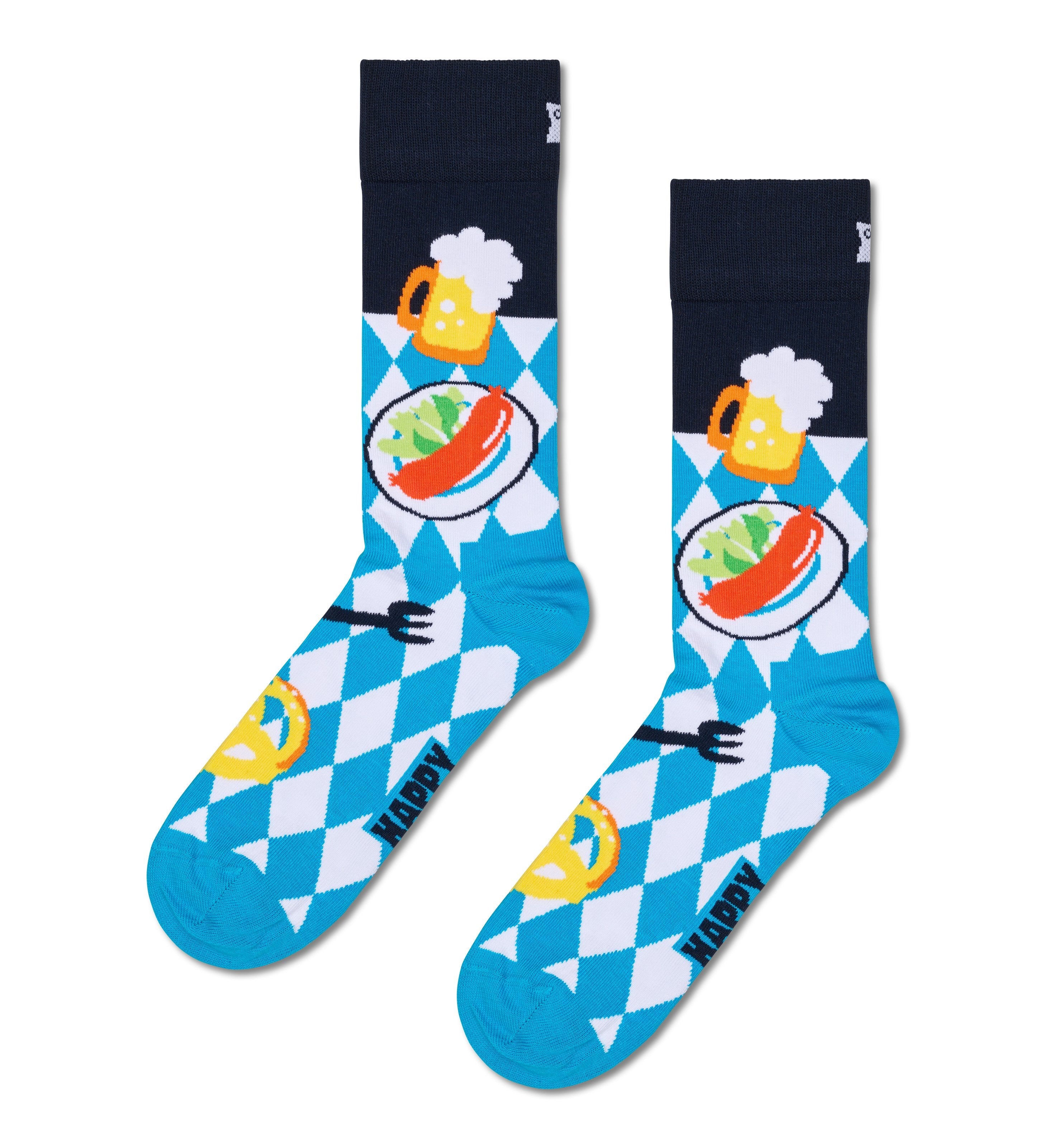 GIFT BOX】【3足セット】クルー丈 ソックス（ビールグラス） – Happy Socks