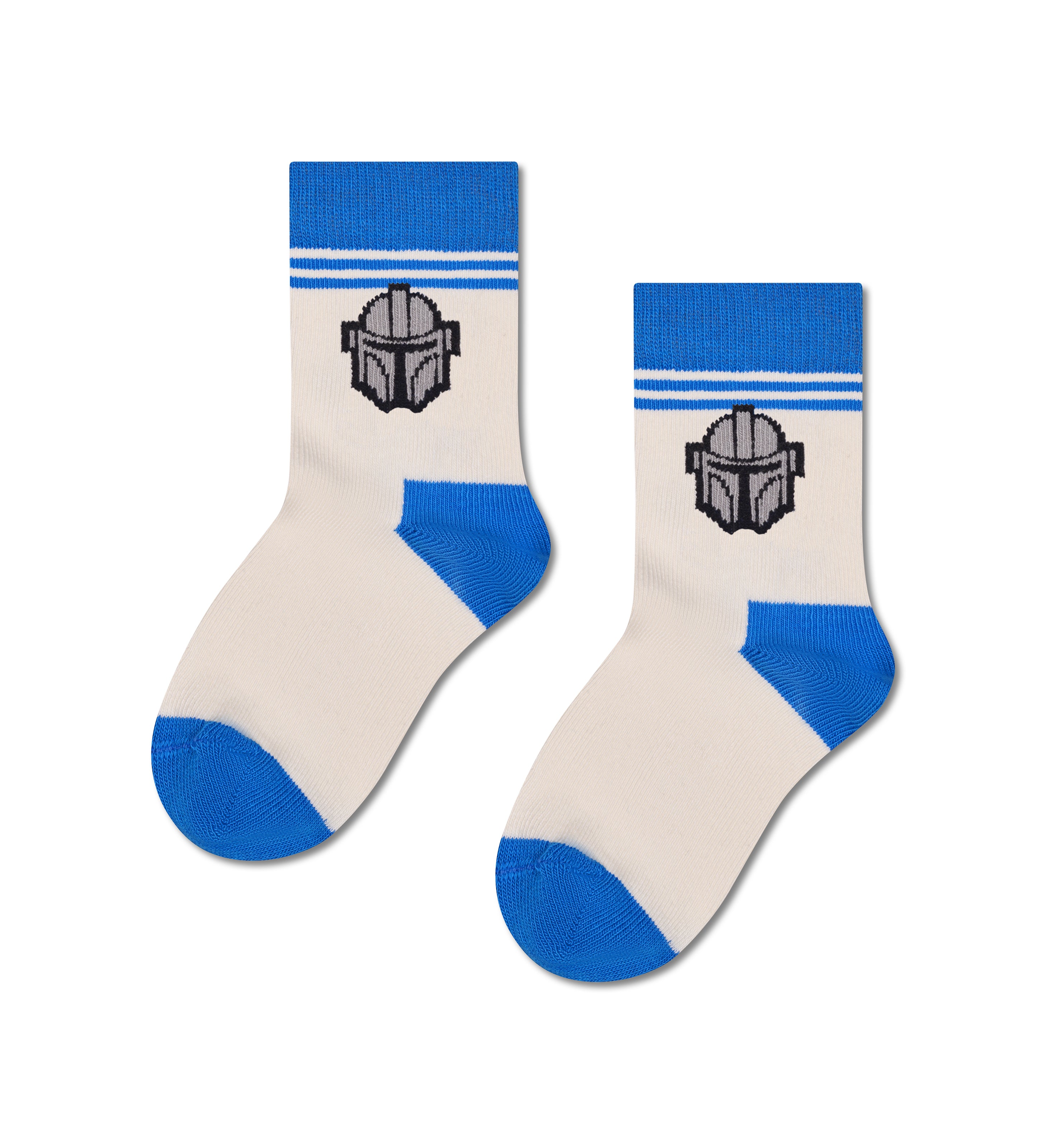 【STAR WARS™×Happy Socks】【キッズ】クルー丈 ソックス（スターウォーズ マンド―）