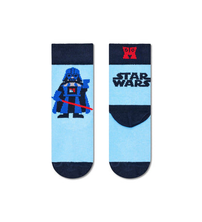 【STAR WARS™×Happy Socks】【キッズ】クルー丈 ソックス（スターウォーズ ダース・ベイダー）
