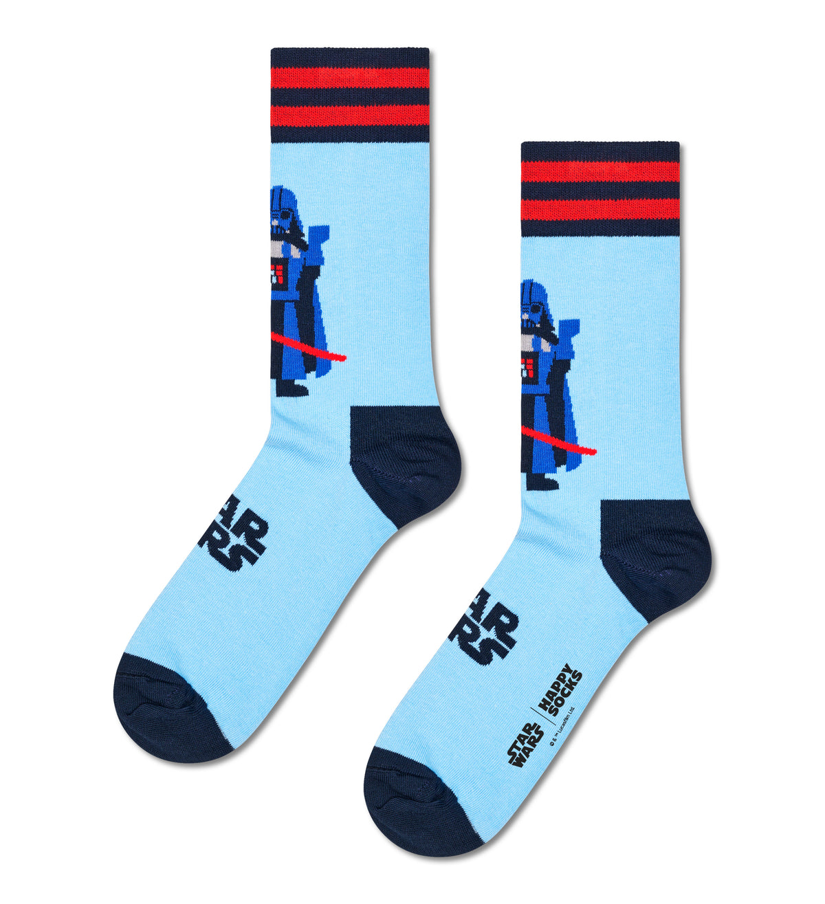 【STAR WARS™×Happy Socks】クルー丈 ソックス （スターウォーズ ダース・ベイダー）