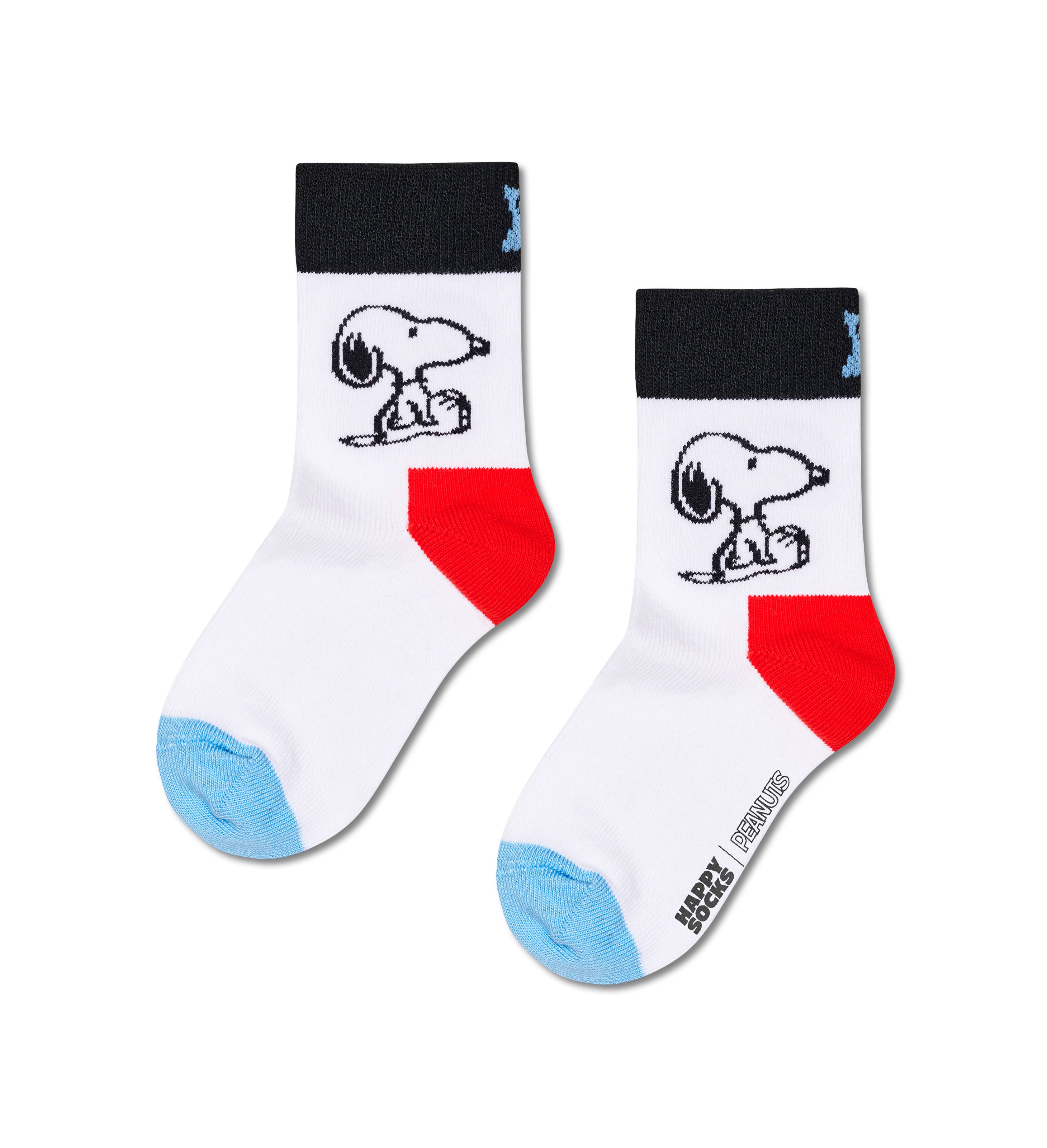 【Peanuts×Happy Socks】【GIFT BOX】【3足セット】クルー丈 ソックス（ピーナッツ）