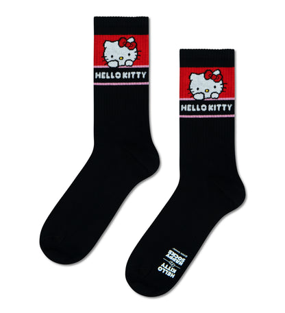 【Happy Socks×Hello Kitty】【3足セット】スポーツ ソックス（ハローキティ）