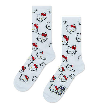 【Happy Socks×Hello Kitty】【3足セット】スポーツ ソックス（ハローキティ）