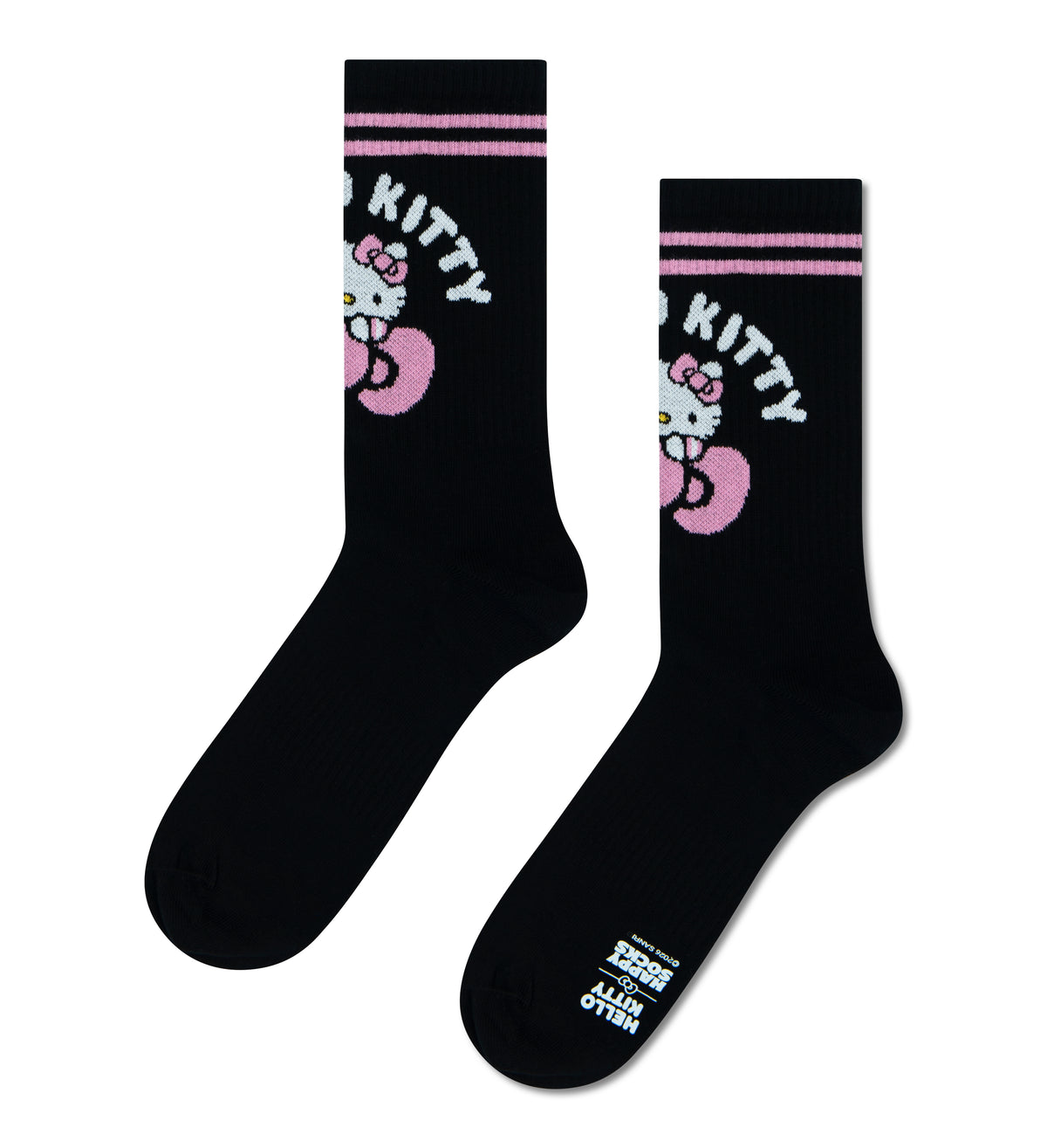 【Happy Socks×Hello Kitty】【3足セット】スポーツ ソックス（ハローキティ）
