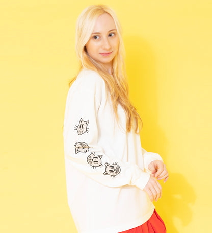 Long-sleeve T-shirt Cat