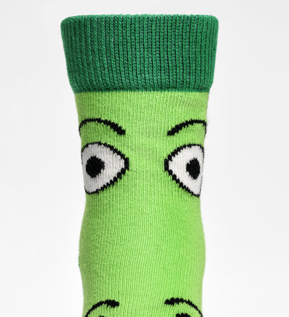 【キッズ】【2足セット】クルー丈 ソックス（ディノ）