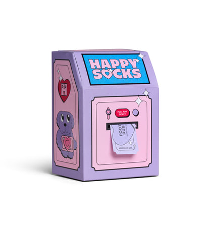【GIFT BOX】【2足セット】クルー丈 ソックス（ラブチケット）