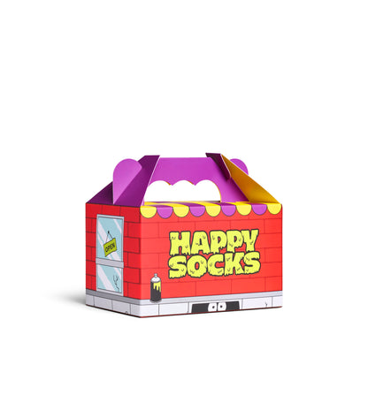 【GIFT BOX】【3足セット】クルー丈 ソックス（ハングリーミール）