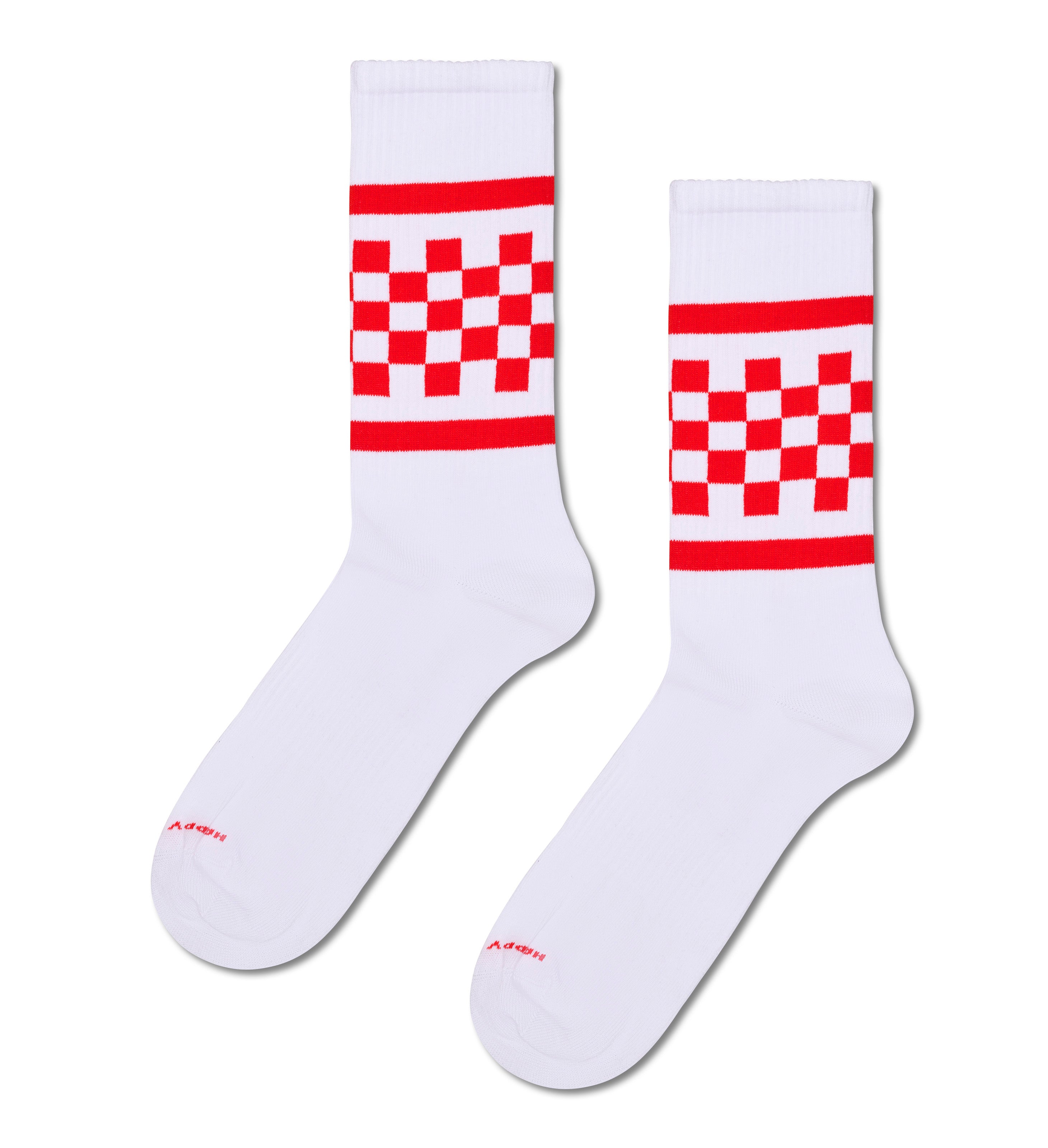 スポーツ ソックス（チェックストライプ）