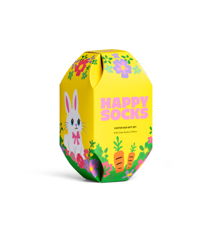 【キッズ】【GIFT BOX】【3足セット】クルー丈 ソックス（イースター）