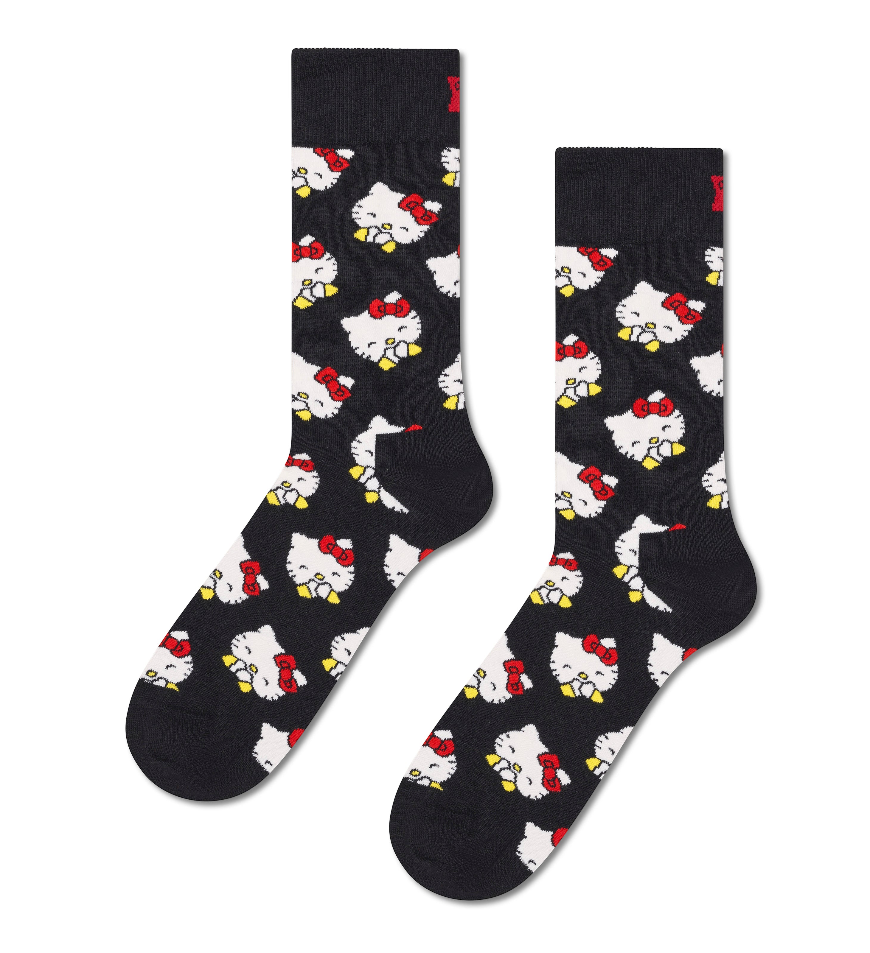 【Hello Kitty×Happy Socks】クルー丈 ソックス （ハローキティ ラッフィング）