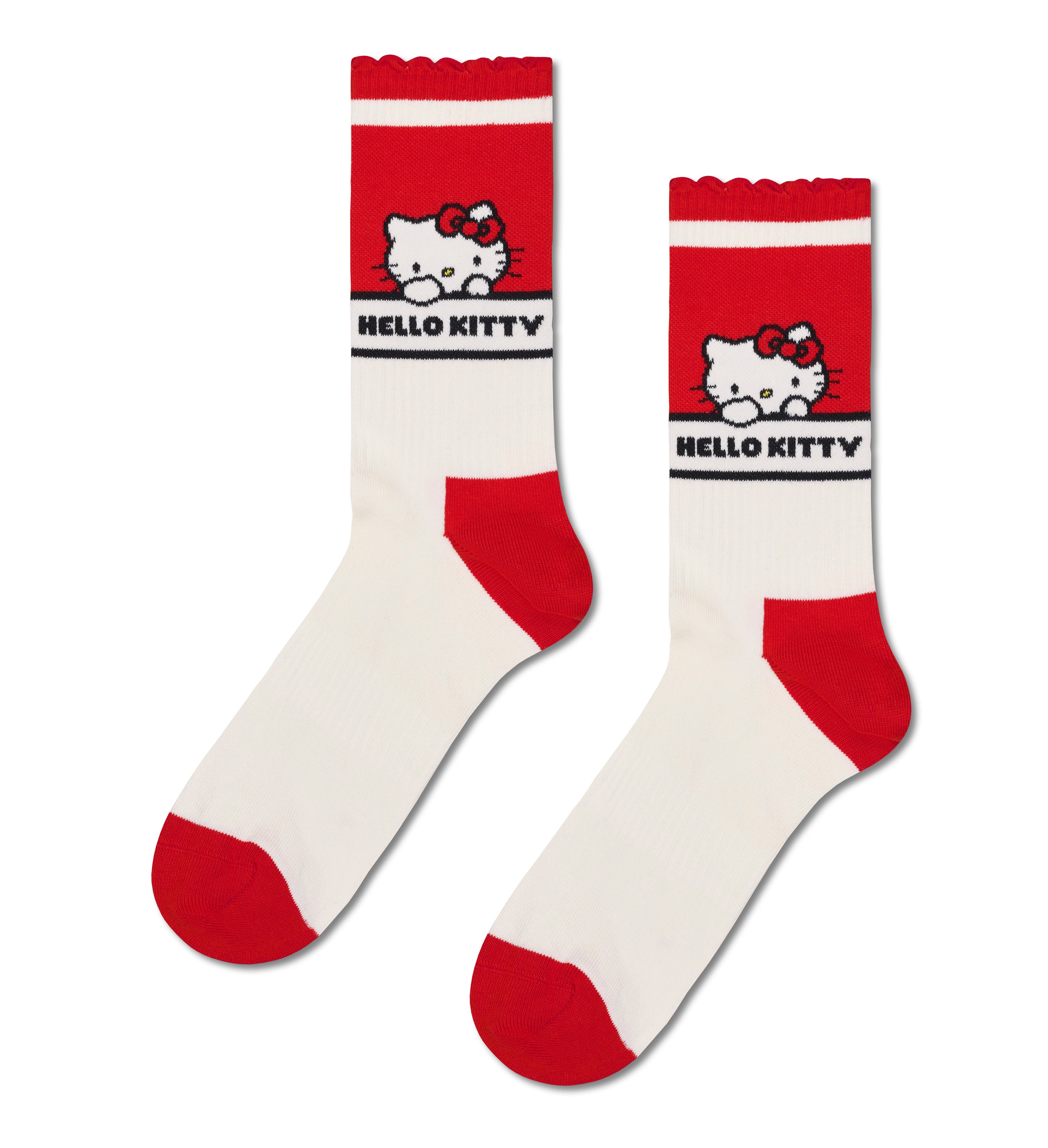 【Hello Kitty×Happy Socks】スポーツ ソックス（ハローキティ かわいい）