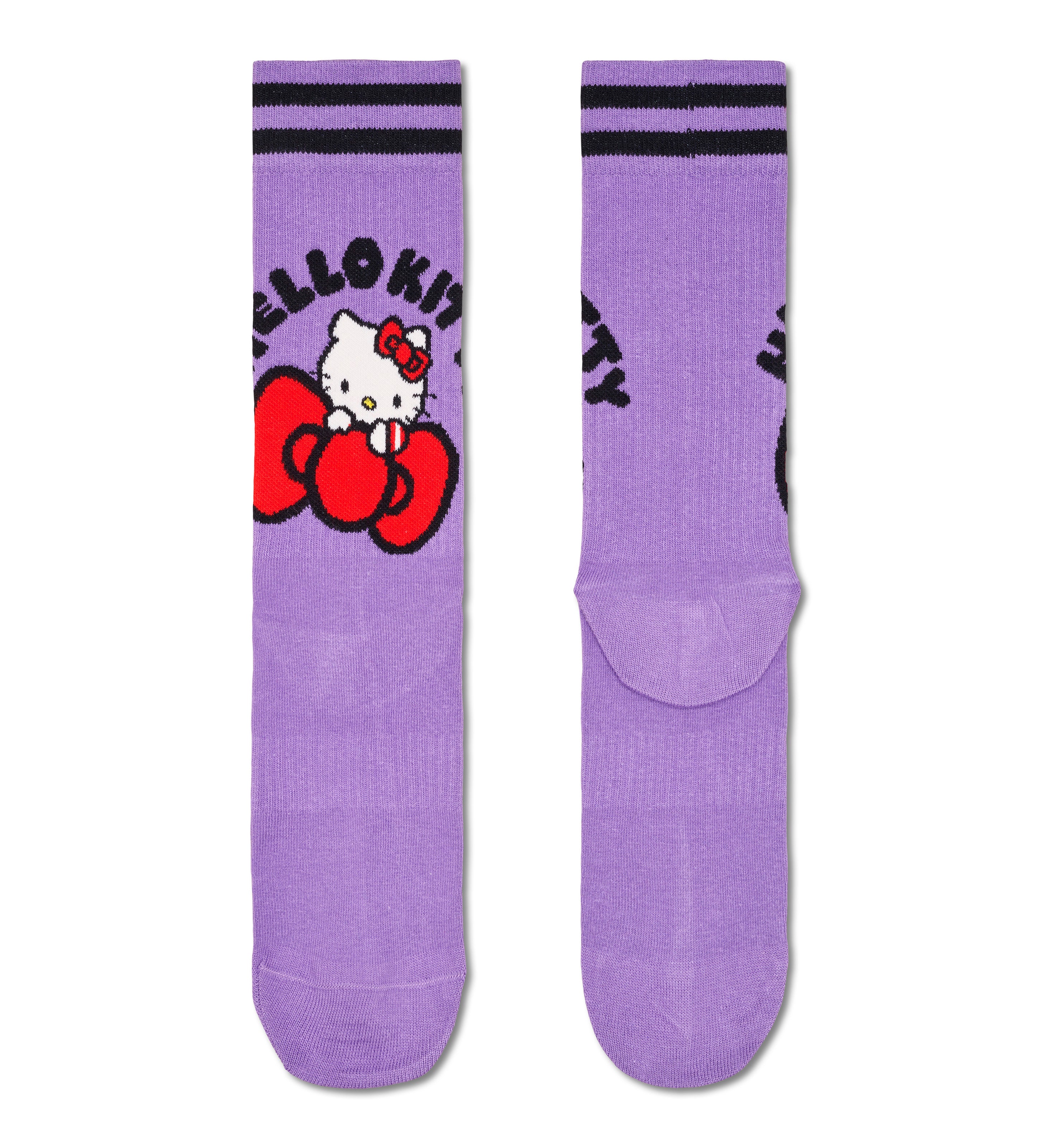 【Hello Kitty×Happy Socks】スポーツ ソックス（ハローキティ ハピネス）