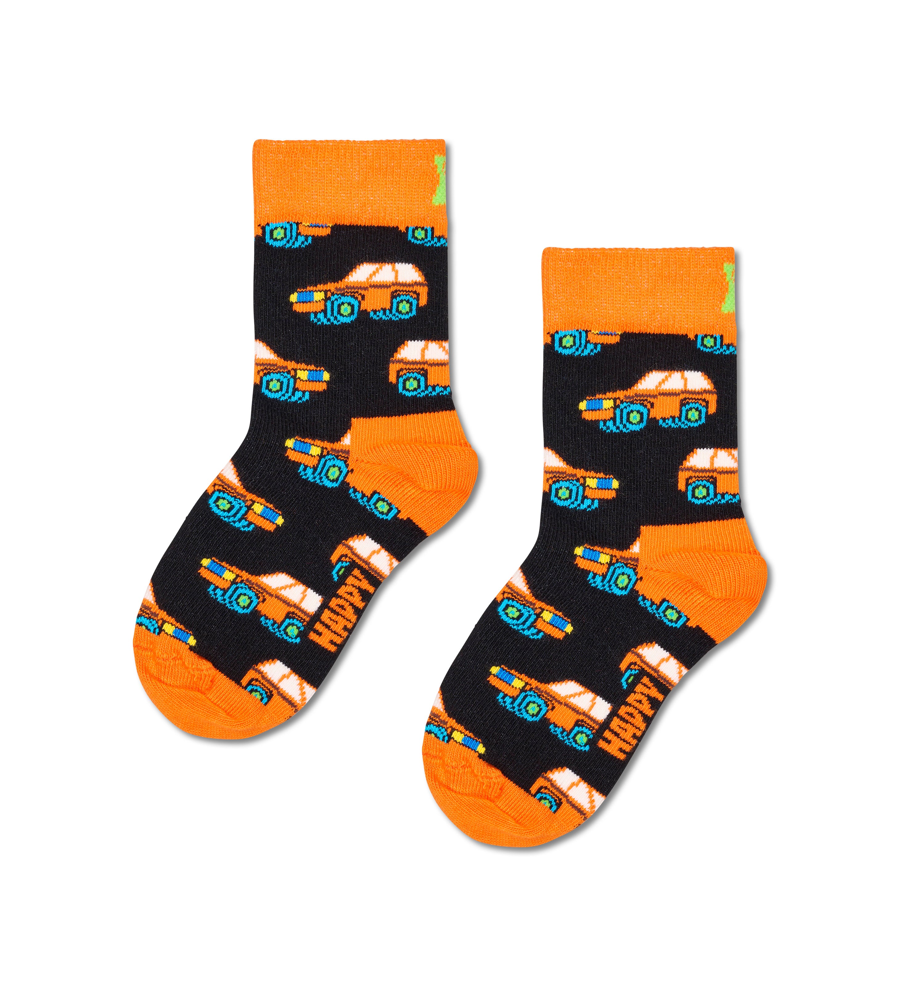 キッズ】【2足セット】クルー丈 ソックス（トランスポート） – Happy Socks