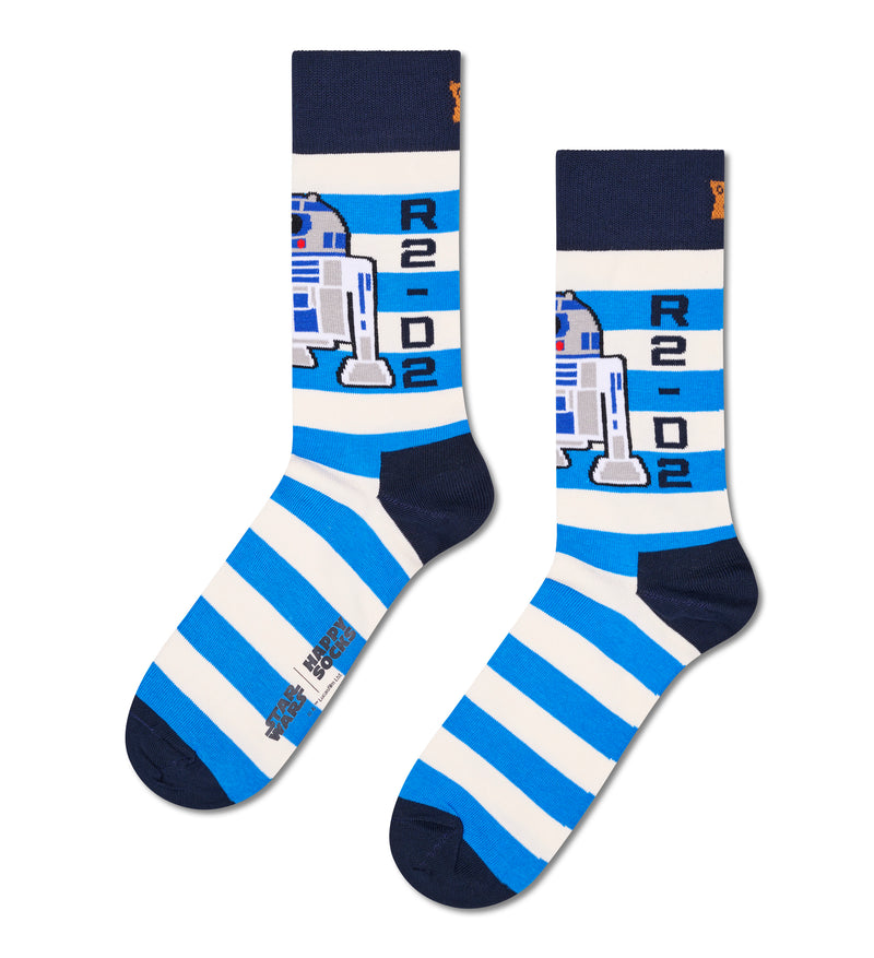 【STAR WARS™×Happy Socks】クルー丈 ソックス （スターウォーズ R2-D2）