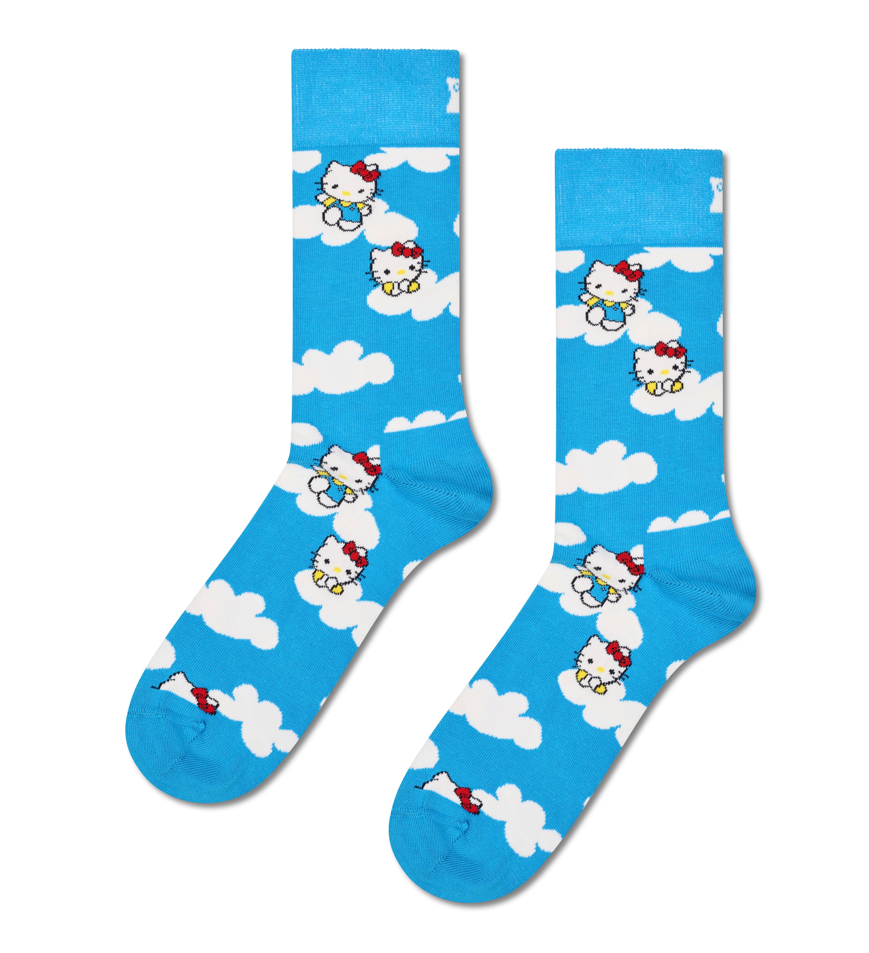 【Hello Kitty×Happy Socks】【GIFT BOX】【3足セット】クルー丈 ソックス（ハローキティ）