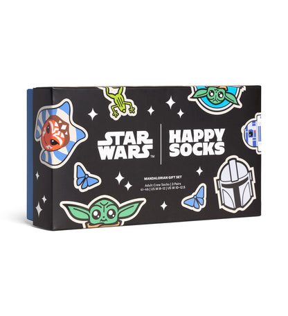 【STAR WARS™×Happy Socks】【GIFT BOX】【3足セット】クルー丈 ソックス（スターウォーズ）