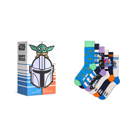 【STAR WARS™×Happy Socks】【GIFT BOX】【6足セット】クルー丈 ソックス（スターウォーズ）