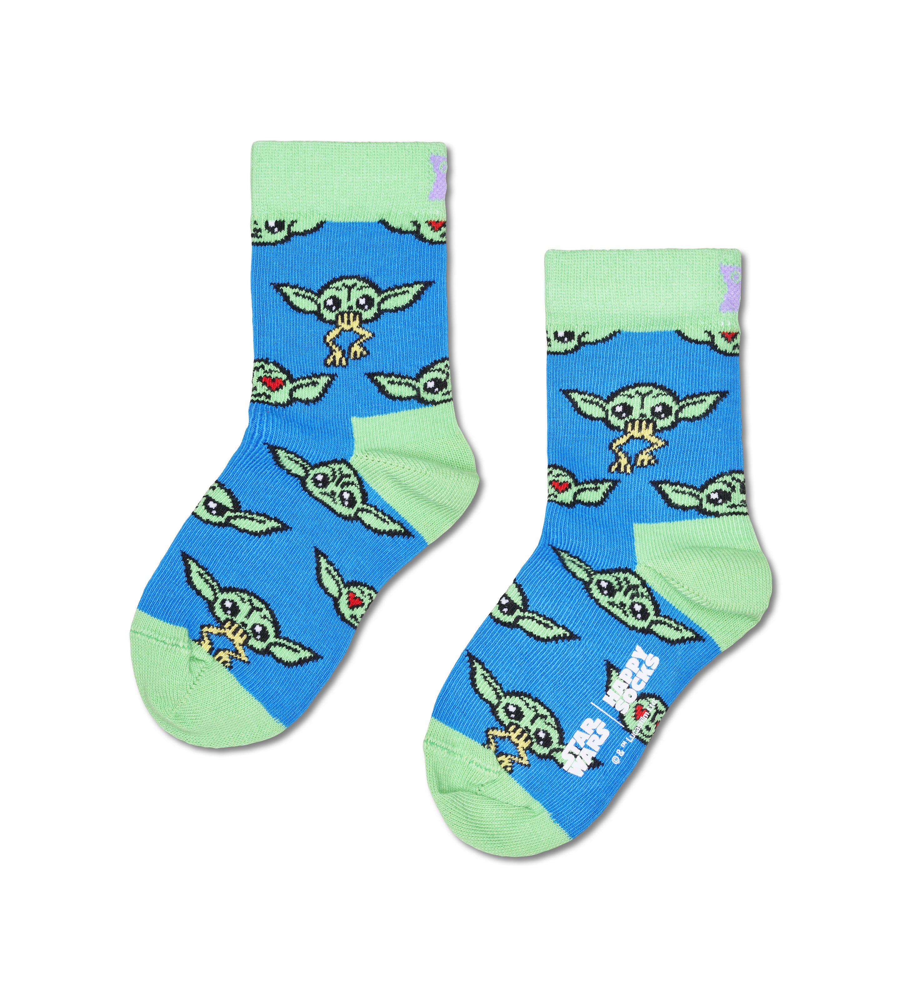 【STAR WARS™×Happy Socks】【キッズ】【GIFT BOX】【3足セット】クルー丈 ソックス（スターウォーズ）